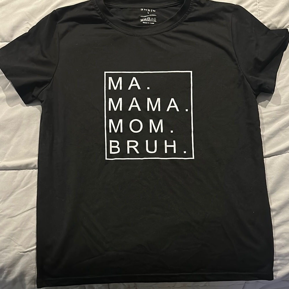 SHEIN Black Graphic Tee